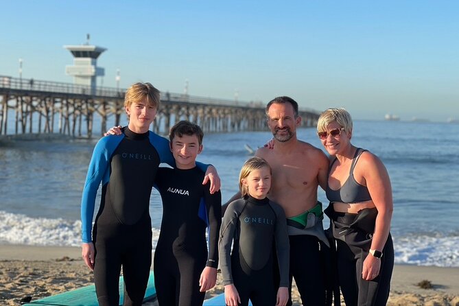 Private Surf Lesson in Huntington Beach - Bolsa Chica State Beach - Into the water with an instructor nearby