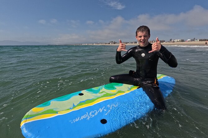 Private Surf Lesson in Venice Beach - Surfboard and wetsuit included