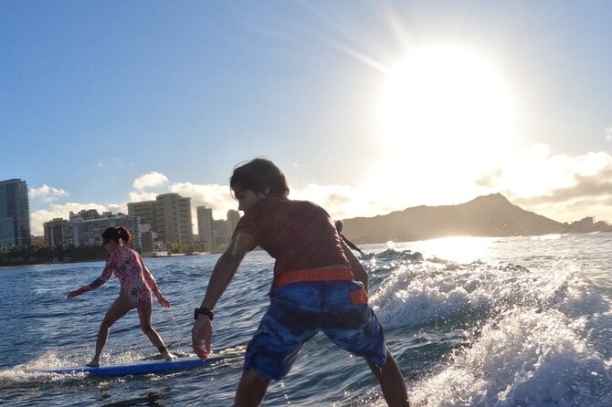 Private Surf Lesson in Waikiki - The work of paddling, sitting, and standing