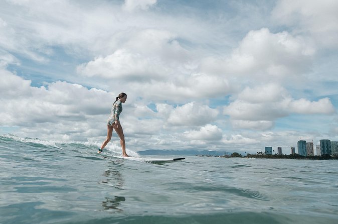 Private Surf Lesson in Waikiki - How Shane and Captain Neil teach on the water