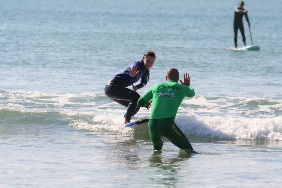 Privet surf class in Porto/Matosinhos - Talking through your level and goals