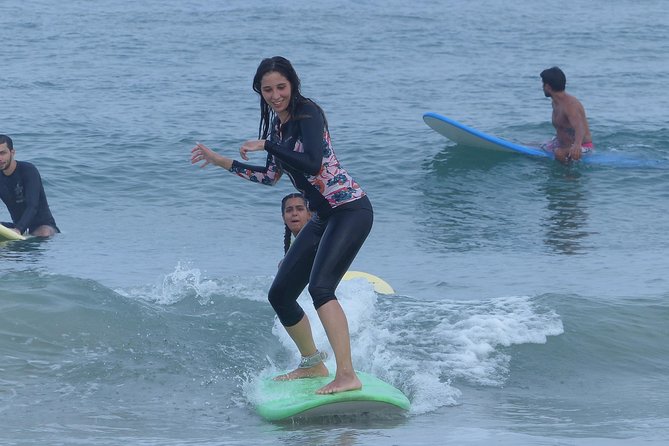 Professional Surfing lessons in the heart of Tel Aviv - Getting fitted with the right board and wetsuit