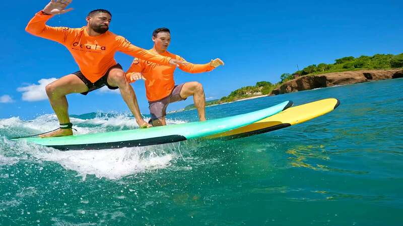 Puerto vallarta and Nayarit: surf lessons - The beach briefing and first pop-up