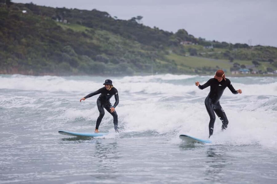Raglan: 2 Day Surf Lesson Package - Day one: theory, equipment, and your first practice