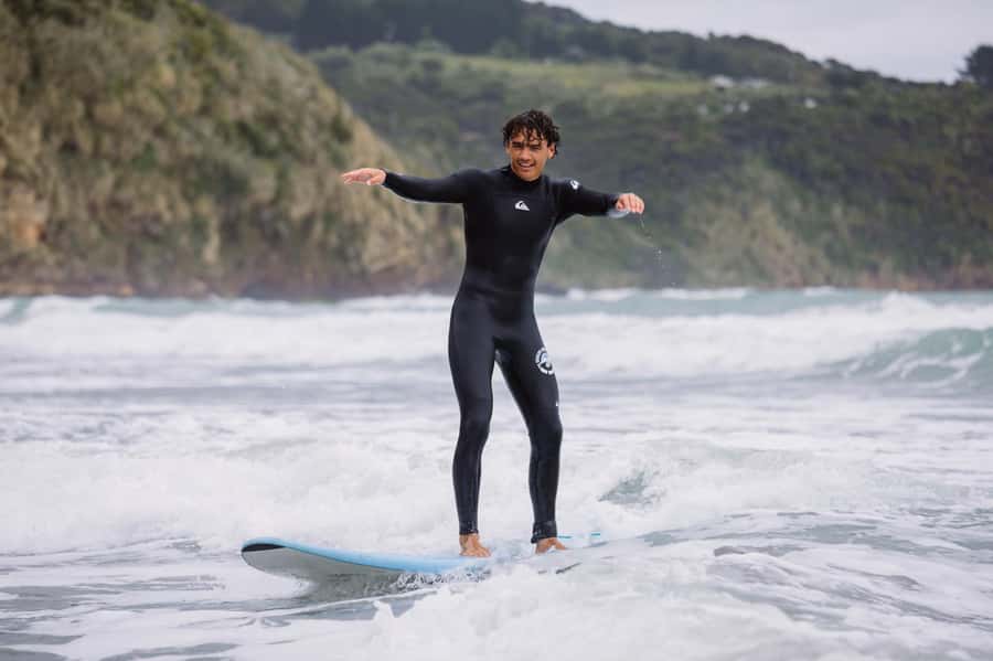 Raglan: 2 Day Surf Lesson & Rental Package - Day one: learning the pieces that make surfing possible
