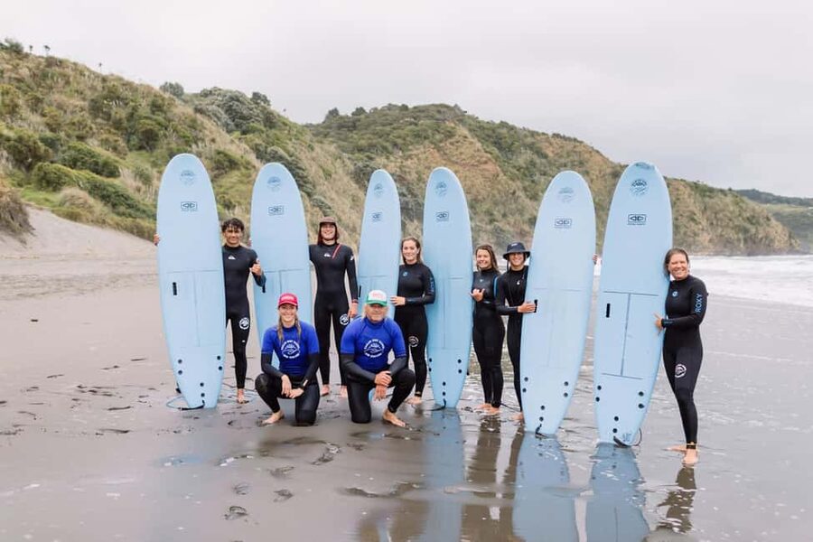 Raglan: 3 Day Surf Lesson Package - What to bring and what the price does not cover