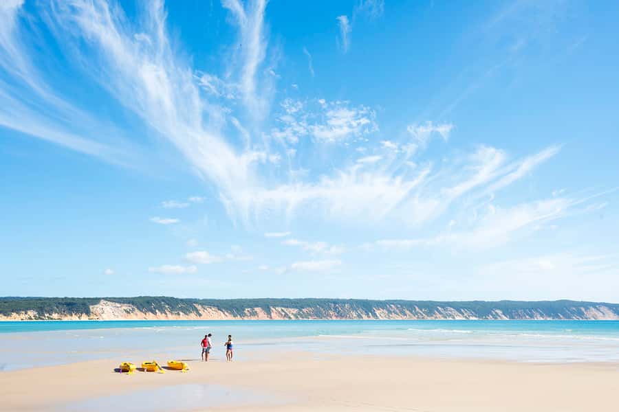 Rainbow Beach: 4WD Beach Drive Adventure and Surf Lesson - Key points at a glance