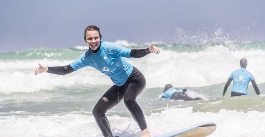 Sagres: Full Day Surfing Lessons - Getting fitted with the right surf equipment