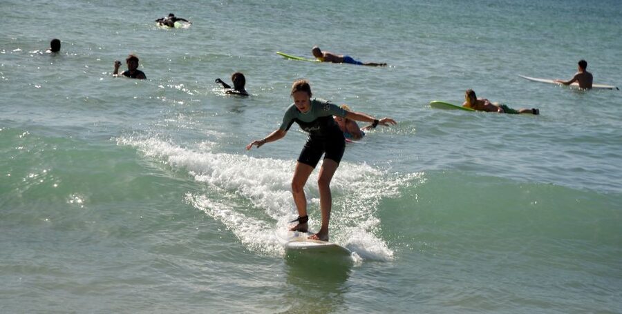 Sal: Surf Lesson - One hour in the water at Santa Maria Beach