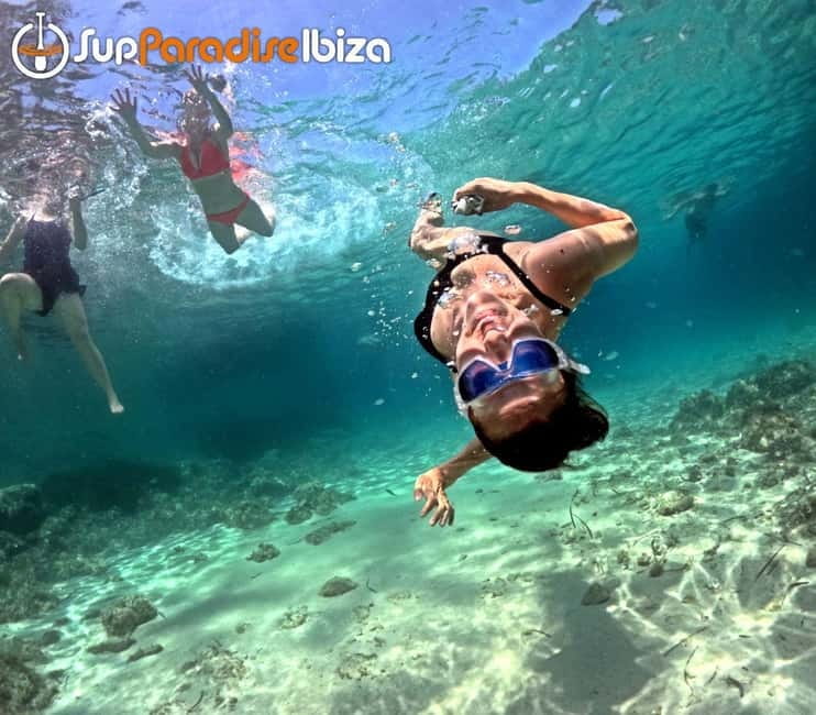 SANT ANTONI: ALL INCLUDED PADDLE SURF&SNORKEL TOUR BOAT - Small groups and a friendly teaching style