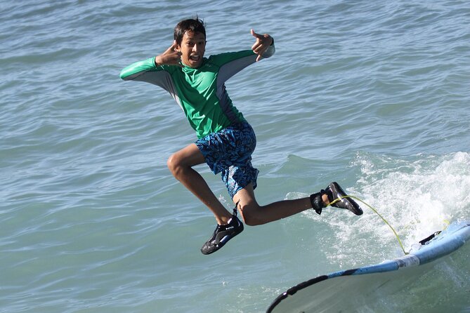 Semi Private Surf Lesson 4 Students 1 Instructor - Key points at a glance