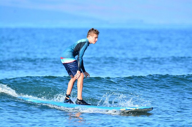 Semi-private Surf Lessons in Lahaina Maui - Starting near Launiupoko, west Maui