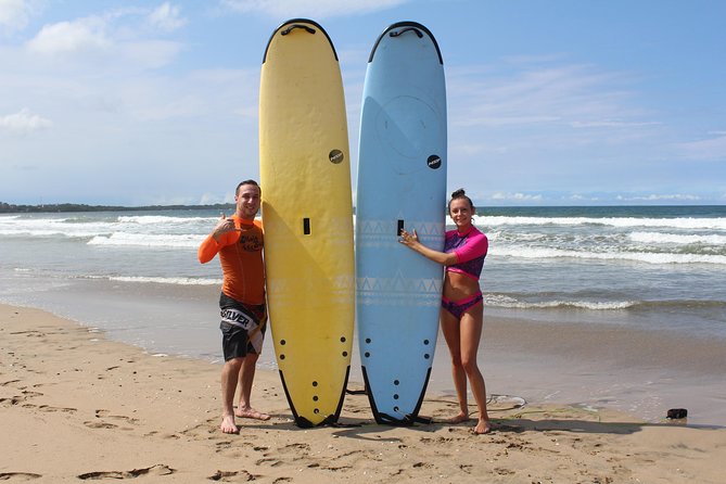 Semi Private Surf Lessons on Stunning Playa Grande - First water session: 45 to 60 minutes of practice