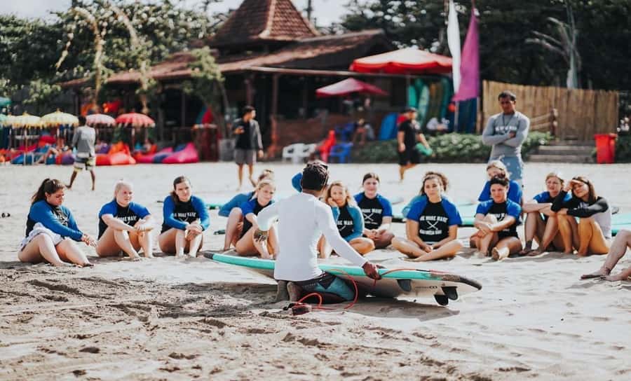 Seminyak: Surf Lesson for all Levels (Small Groups/Private) - Key points at a glance