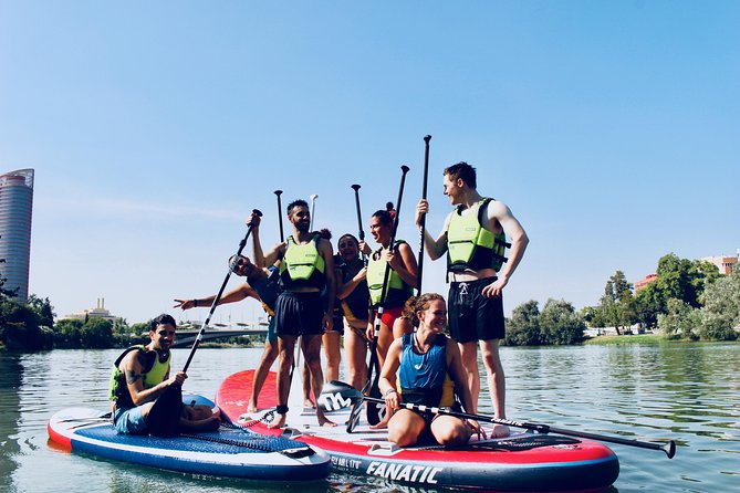 Seville: Paddle Surf on an XXL Board - Starting on Calle Betis beside Triana