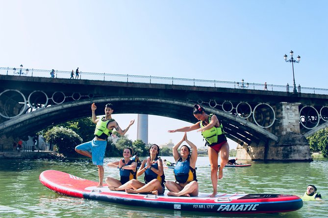 Seville: Paddle Surf on an XXL Board - Puente de San Telmo and Torre Sevilla