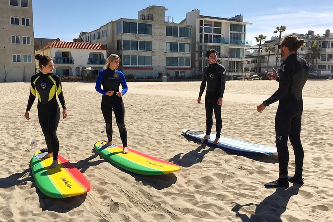 Shared 2 Hour Small Group Surf Lesson in Santa Monica - About an hour in the water