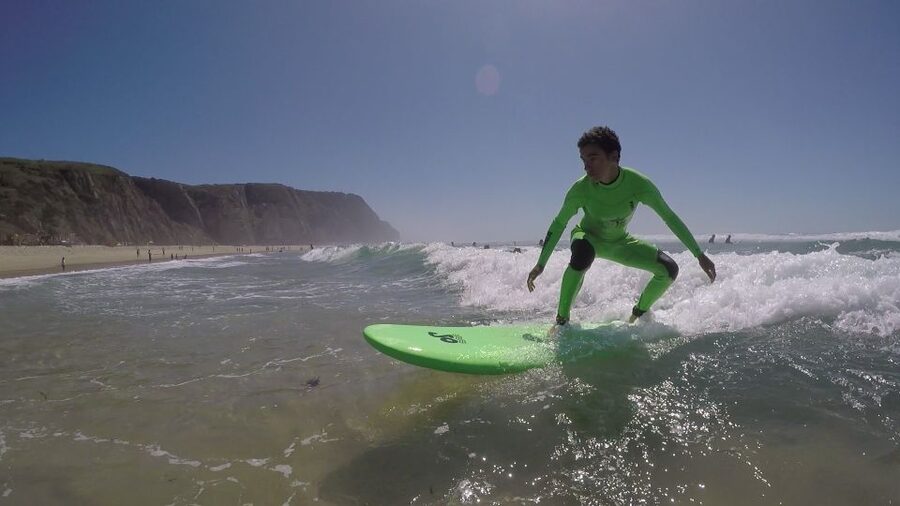 Sintra: 2-Hour Group Surf Lesson at Praia Grande - Two hours in the water, with a small group