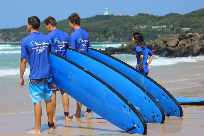 Small-Group Surfing Lessons in Byron Bay - Stage three: taking the board into the water