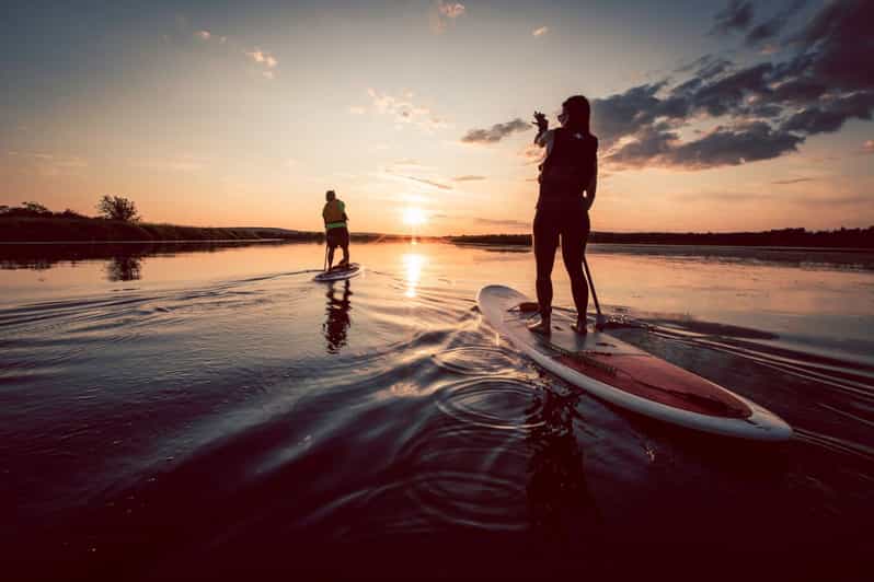 STAND UP paddle surf - Paddling through quiet Lappish nature