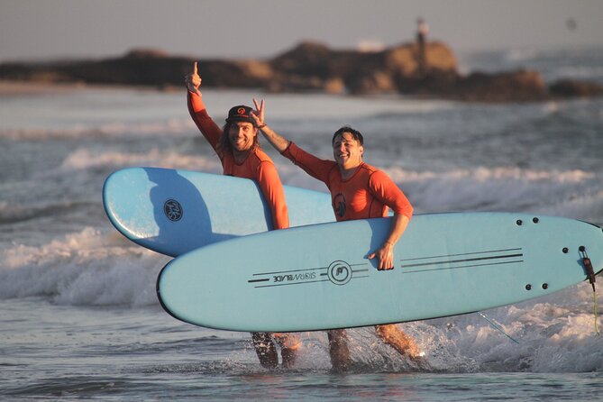 Sunset Surfing Trip to Secluded Beach with Certified Instructors - Before the first wave, theory and dry practice