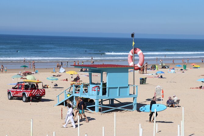 Surf Class in Almada - Starting at Duckdive on Castelo Beach