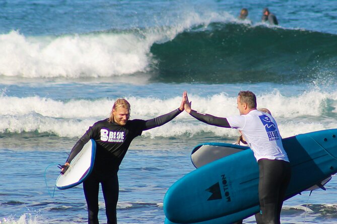 Surf Experience in Cotillo - Stretching before the water