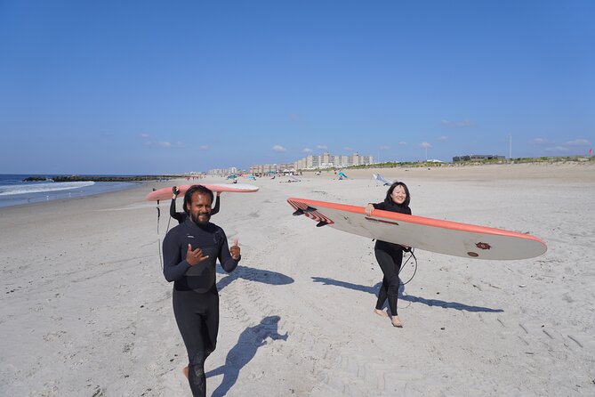 Surf in NYC - Warm-ups, yoga, and the first land lesson