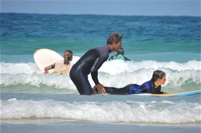 Surf lesson 1h30 South of Messanges - A good fit for first-timers and refreshers