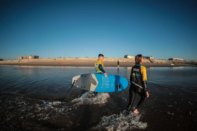 Surf Lesson in Lisbon - The beach, the staff, and the mood of the day