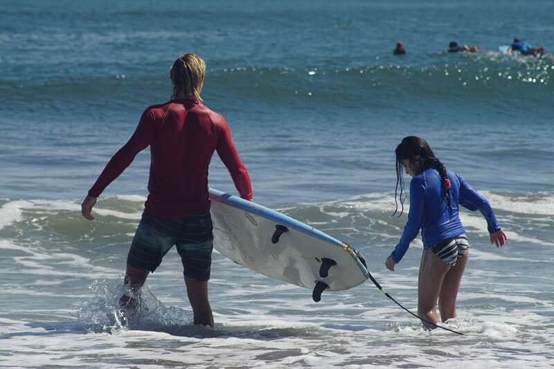Surf Lesson in Sayulita's Beach - Starting at the blue WildMex shop