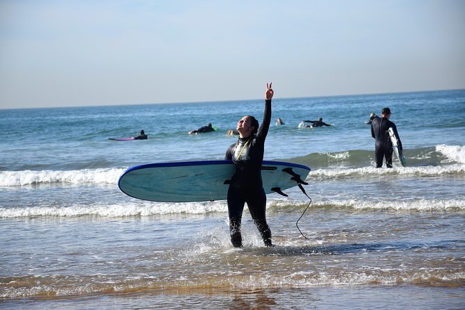 Surf lesson in Tamraght with experienced, local surf instructor - The first lesson happens on the sand