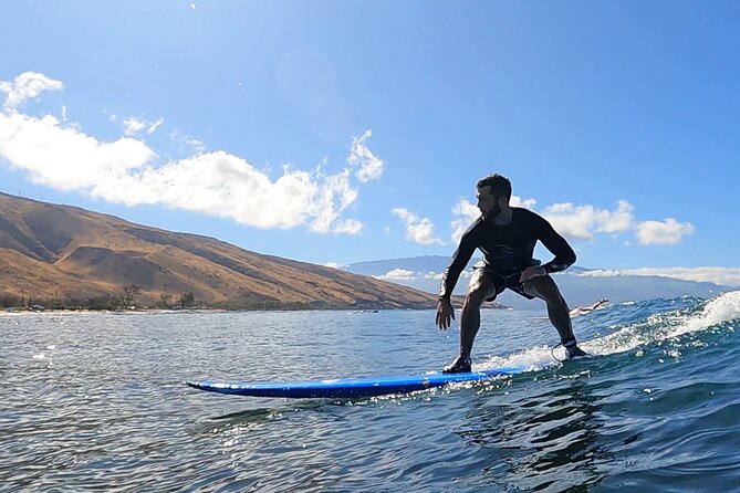 Surf Lesson on Maui - A private start at Ukumehame Beach Park