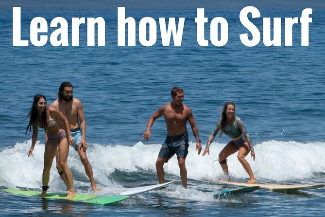 Surf Lesson on Maui - The beach setting and the 90-minute schedule