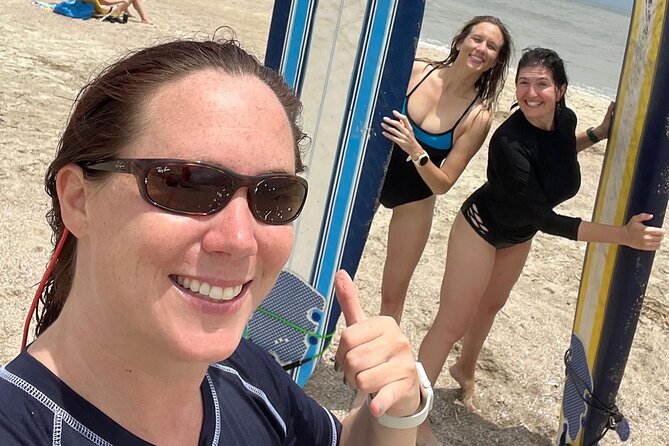 Surf lesson with KTO Yoga Surf - Light stretching and the first board lesson