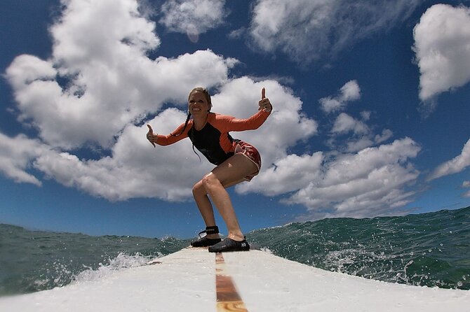 Surf Lesson Without the Crowds Including GoPRO Videos - The water session: repeated practice, not a single attempt