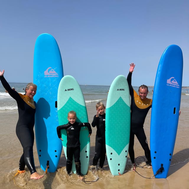 Surf Lessons Albufeira - Treating people like real people - Boards, wetsuits, and the practical beach setup