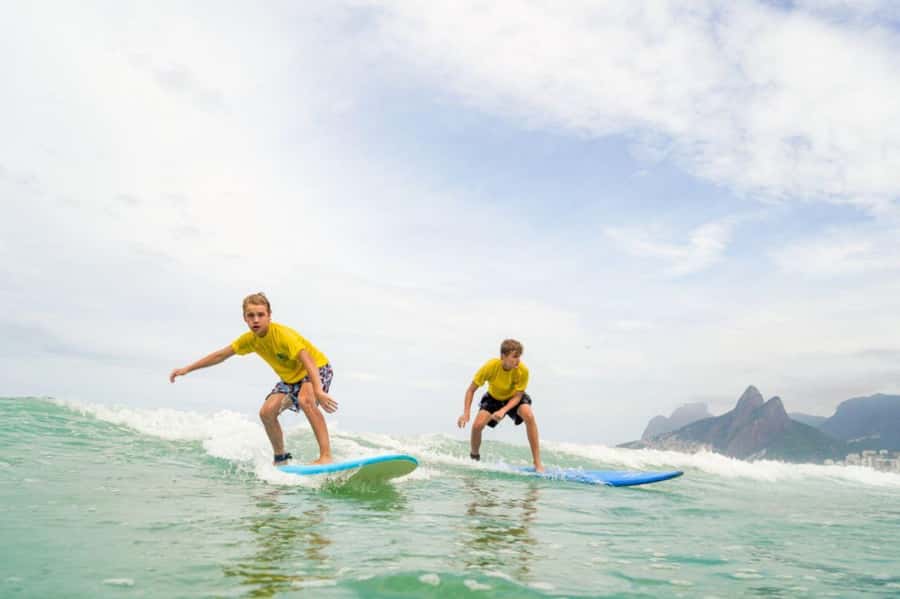 Surf lessons: in Arpoador in Ipanema. - Equipment, clothing, and what to bring