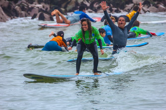 Surf lessons in Lima, Peru surf lessons best experience - Meeting Tubos Surf School at Circuito de Playas