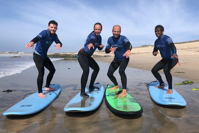 Surf Lessons in Porto with transfer at Porto Surf School - Patient instruction from Bruno, Mico, and the team
