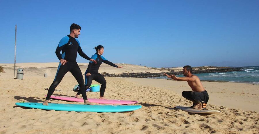 Surf Lessons | Learn to surf in Fuerteventura - Why five students per instructor matters