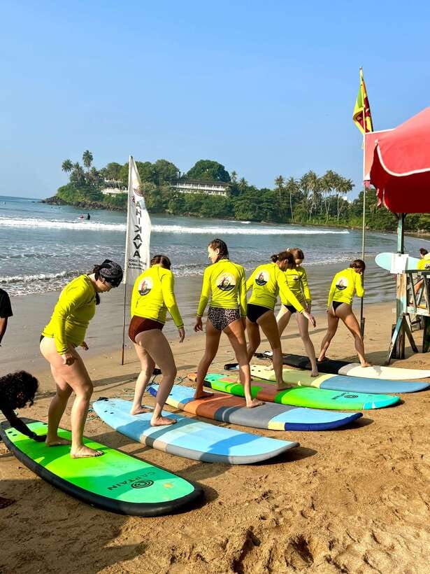 Surf School in Unawatuna, Galle - A First Surf Lesson Near Unawatuna