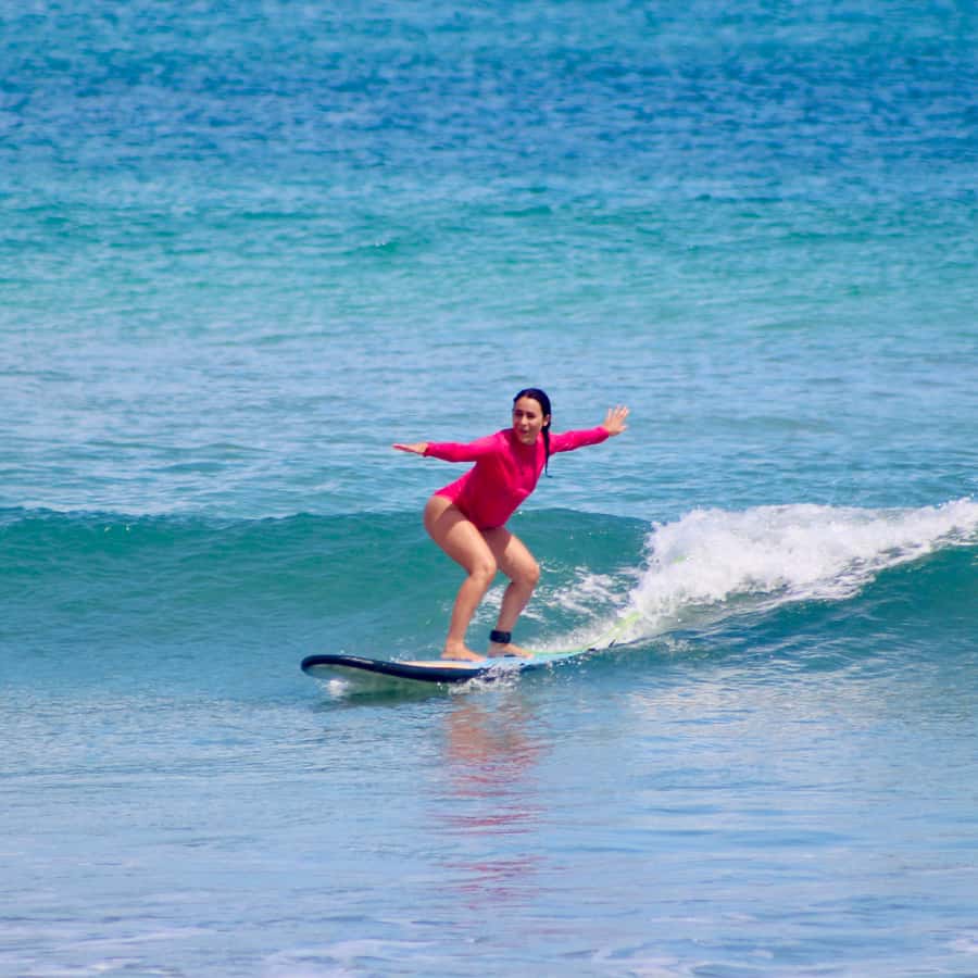 Surfing Class for Beginners Legian Beach Bali - The first part of the two-hour lesson