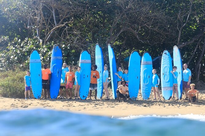 Surfing lesson at beautiful beach Playa Encuentro - Why Playa Encuentro is the right place to try surfing