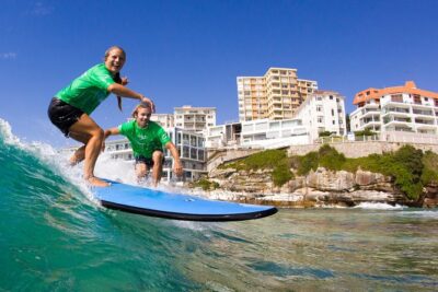 Surfing Lessons on Sydney’s Bondi Beach