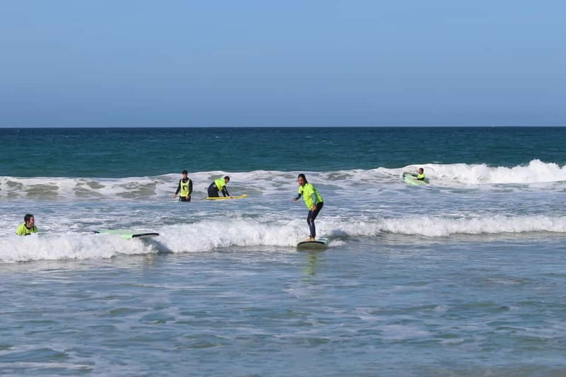 Tarifa: Group Surf Classes - Learning to paddle and catch your first wave