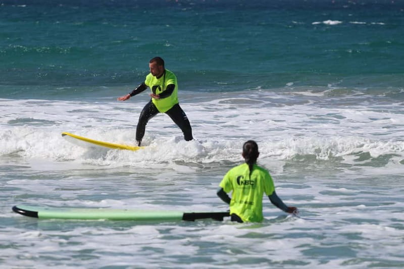 Tarifa: Group Surf Classes - The first 20 minutes: safety, warm-up, and board control