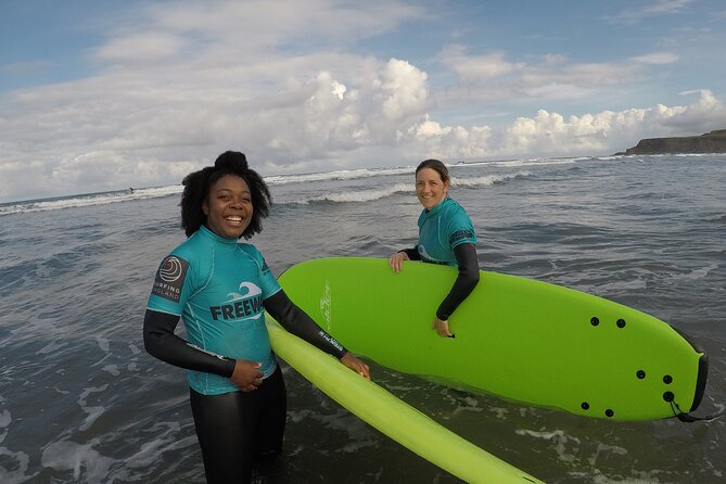 Taster Surfing Lesson in Bude - Starting at Widemouth Bay with Freewave