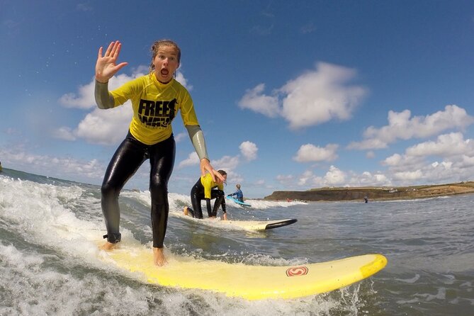 Taster Surfing Lesson in Bude - Into the Atlantic: choosing the right wave
