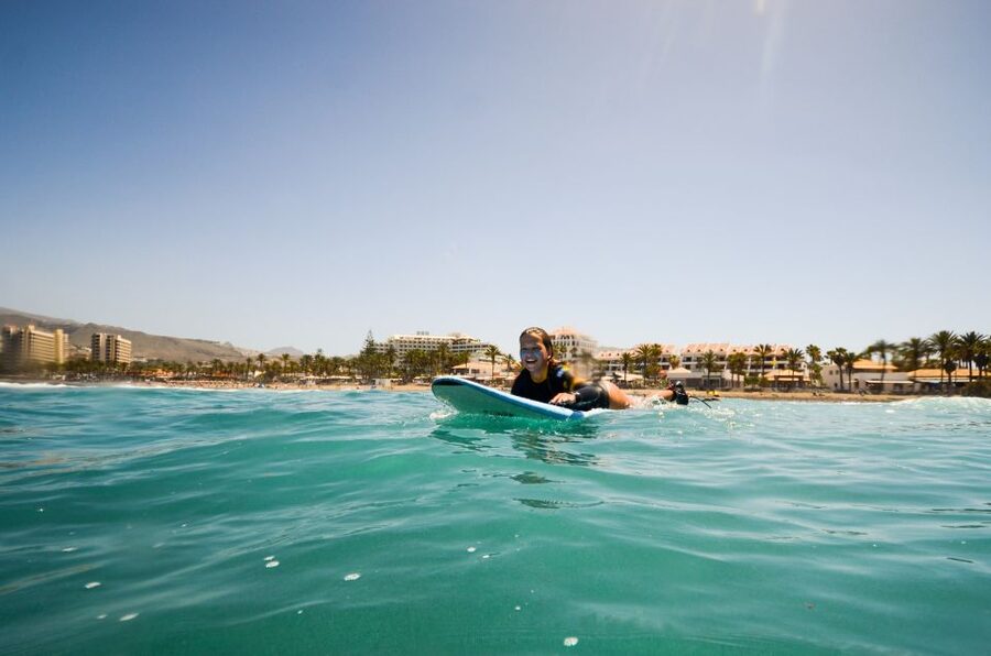Tenerife: Surf Lesson at Playa de Las Americas - Finding the school near the BBVA bank